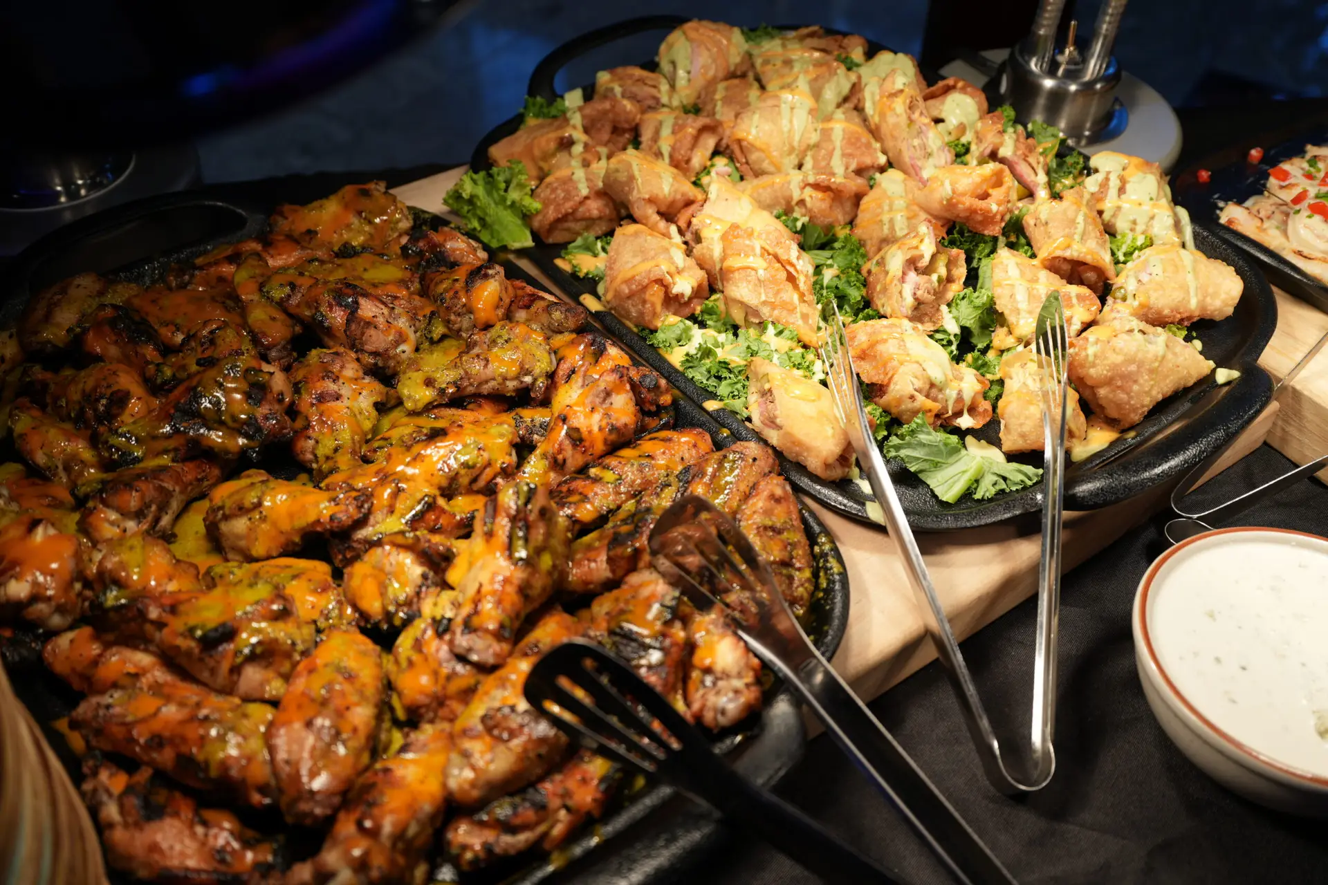 Tampa catering appetizer display by Top Shelf Hospitality