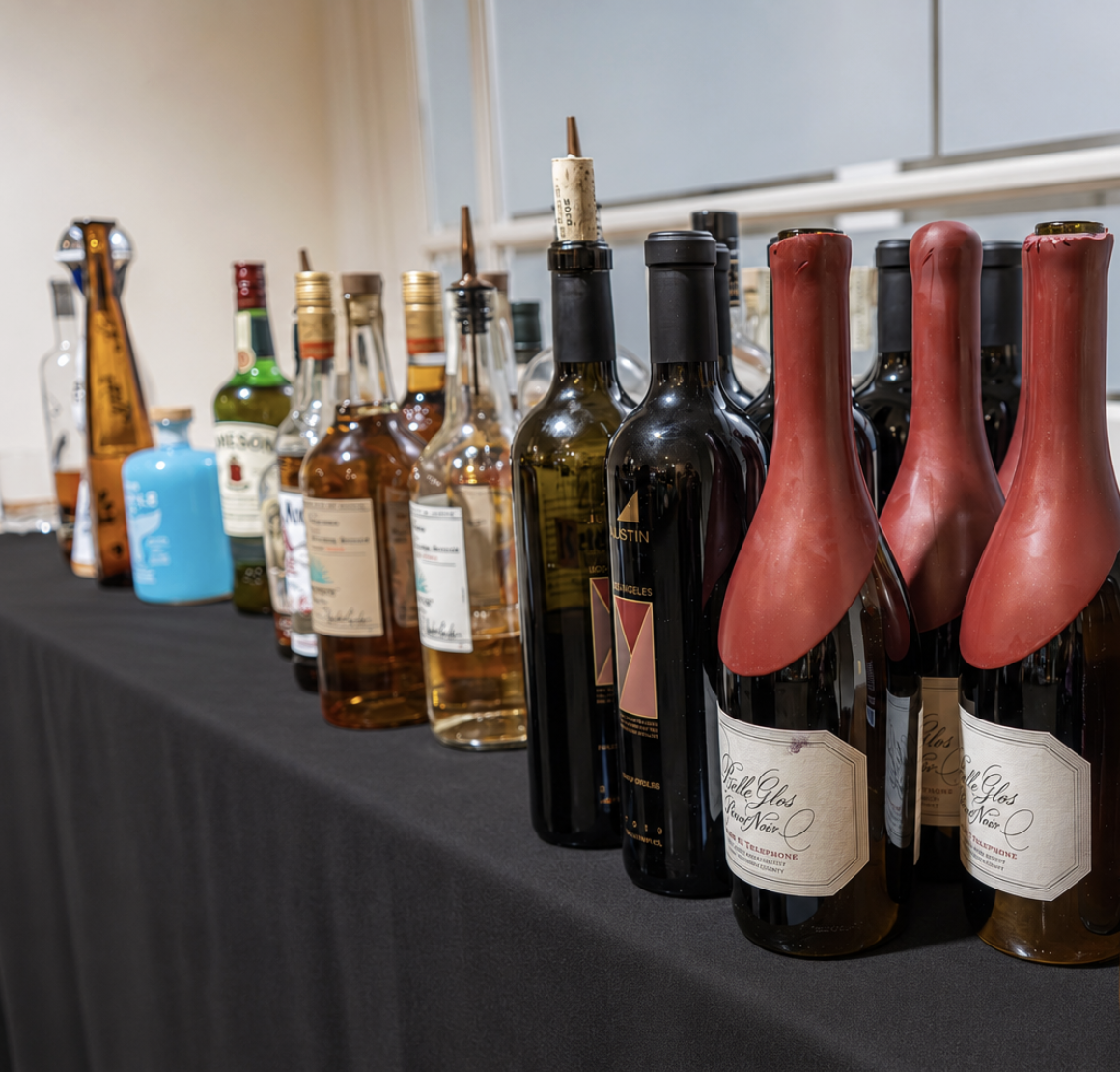 Full-service bar setup at a luxury event